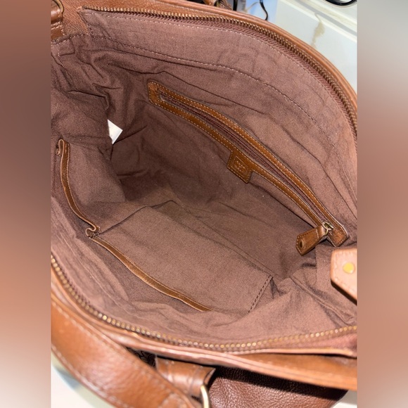 Cleo + Wolf Women's Basketweave Leather Tote Purse Handbag - Picture 9 of 12